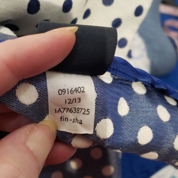 Classic style Tommy Hilfiger retro inspired polka dot trench coat size small - Picture 12 of 12